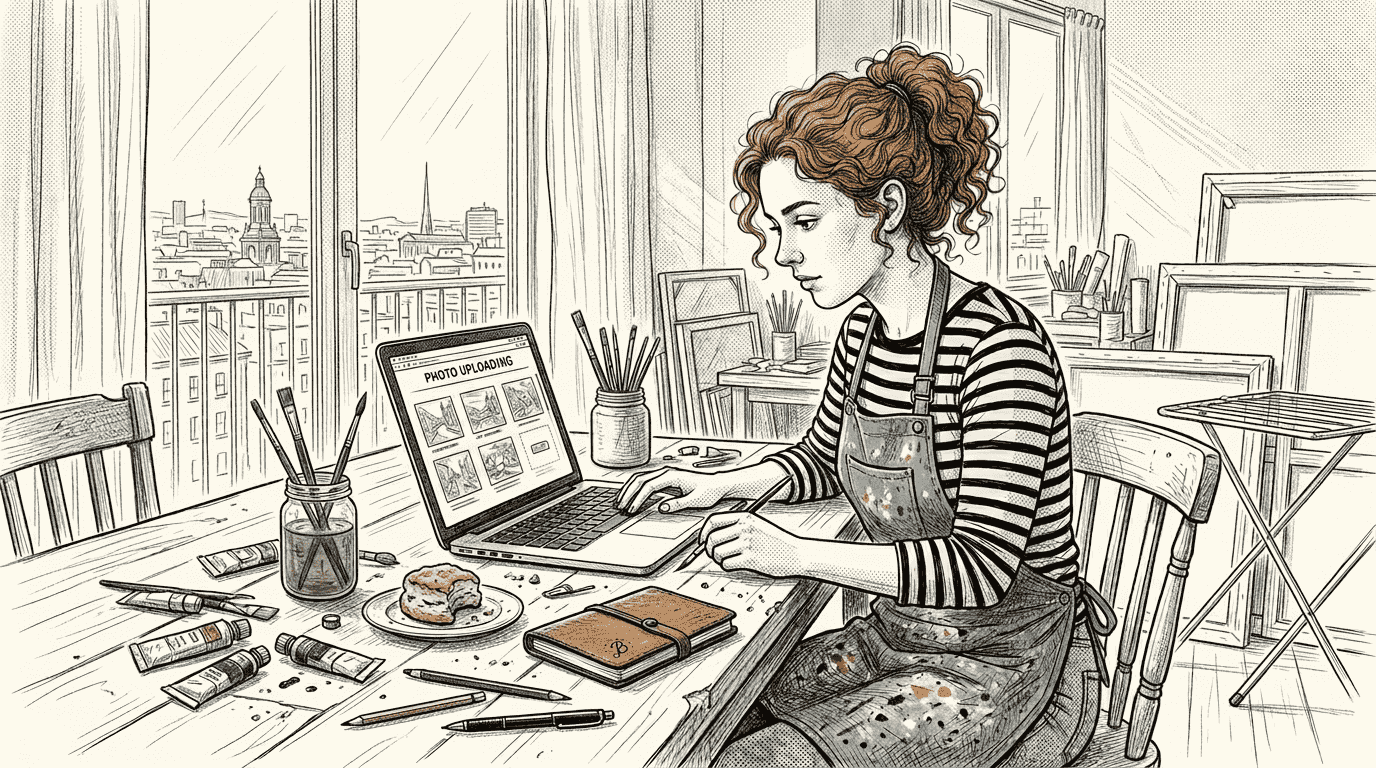 Why join online creative platforms to grow your art career